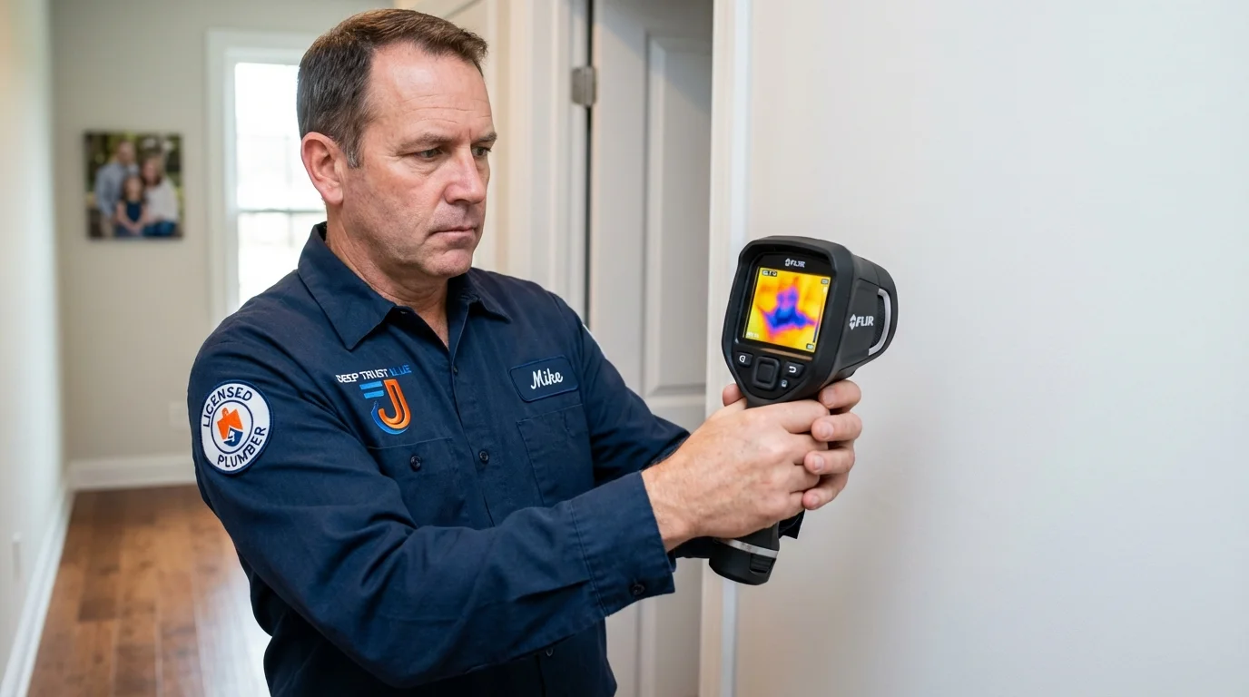 Thermal imaging leak detection by Johns Plumbing LLC in State College